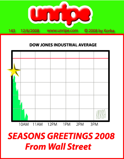 Cartoon 143 Seasons Greetings from Wall Street